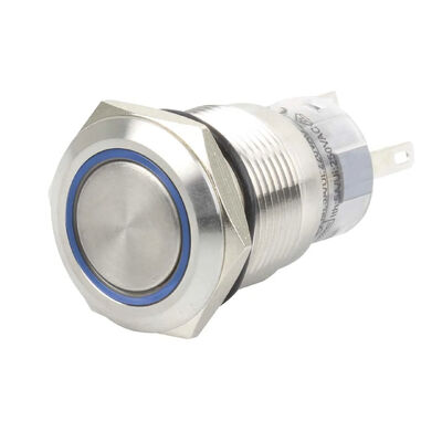 Hella Switch Momentary Ring 12V Blue