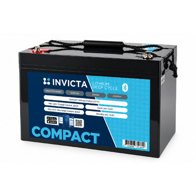 Invicta Compact  12V200Ah Lithium Battery
