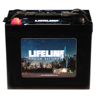 Lifeline 12V 75Ah Lithium Iron Phosphate Battery with Bluetooth