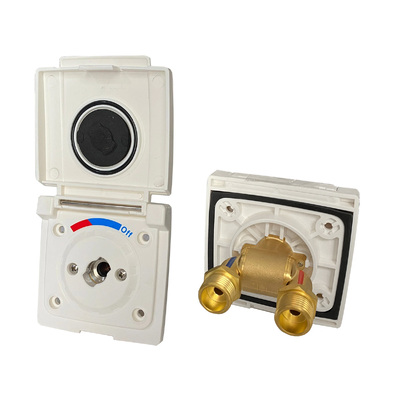 EZY RV Exterior Shower Outlet - White