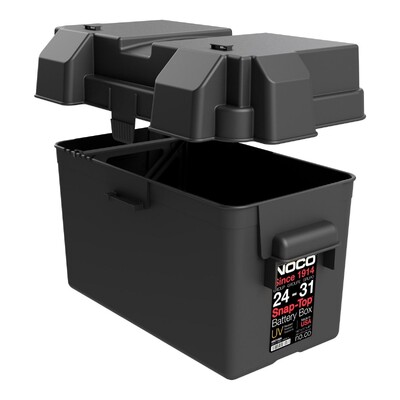 Noco Battery Box for Group 24-31 Battery Sizes (N50ZZ-N86) Snap-Top Lid
