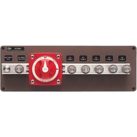 Positive Distribution Board with Battery Switch - 5 Position