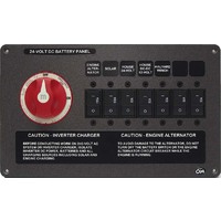 DC Distribution Panel with Battery Switch and Circuit Breaker Provision