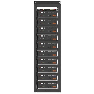 Outreach Power Indoor Open Cabinet Battery Rack (10 Shelves)