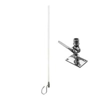 Blackhawk Omni-Directional Marine Antenna 698-2700MHz 7-10dBi Gain and Stainless Steel Adjustable Mount