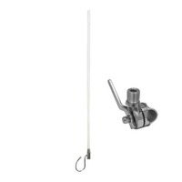 Blackhawk Omni-Directional Marine Antenna 698-2700MHz 7-10dBi Gain and Stainless Steel Rail Mount