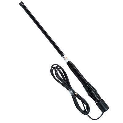 Blackhawk 4G Trucker Edge Compact Black Antenna, 698 to 2200 MHz, SMA Male