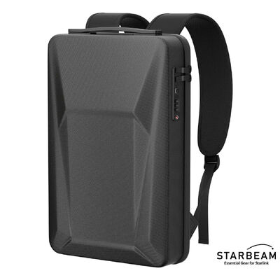 STARBEAM Starlink Mini Hard Shell Anti-theft Backpack with TSA Lock &amp; USB Ports