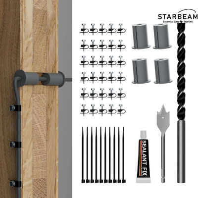 STARBEAM Starlink Dish Cable Routing &amp; Installation Kit