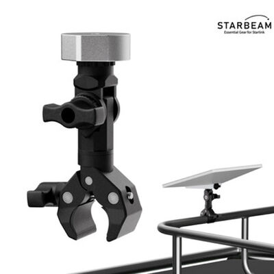 STARBEAM Starlink Mini Clamp Pole Mount  fits Pipe Adapter and Flat Mount (new Mini model)