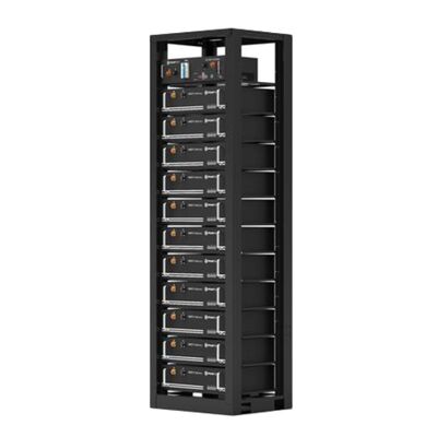 Pylontech Black Indoor Open Cabinet HV Rack for up to 12 x H48074 or 12 x US3000 Series 19&quot; Units