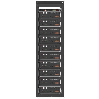 Pylontech Black Indoor Open 4RU Cabinet Rack for up to 10 x US5000 Series  19&quot; Units