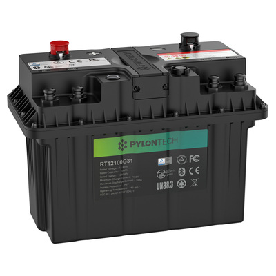 Pylontech IP67 12V 100Ah Lithium Iron Battery LifePO4 RT12100G31