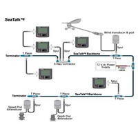 Raymarine STNG Backbone Kit (2 x A06031, 1 x A06037, 2 x A06036, 4 x A06028, 1 x A06049)