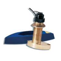 Raymarine B744VL 600W Depth, Speed &amp; Temp Bronze Long Stem Through Hull Retractable Transducer (includes E66023 Fairing Block)