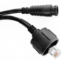 Raymarine RayNet Male to STHS Male water tight for DSM or legacy MFD connection to open RayNet Female cable
