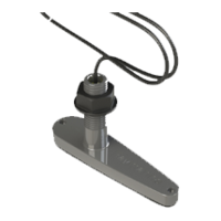 Raymarine CPT-70 Plastic Through Hull Chirp Transducer, Depth &amp; Temp, Dragonfly only (10m cable)