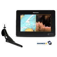 Raymarine AXIOM 7 DV, Multi-function 7" Display with integrated DownVision, 600W Sonar including CPT-100DVS transducer and Australia/NZ Navionics+ Cha
