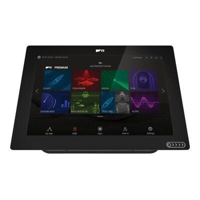 Raymarine AXIOM+ 12 RV, Multi-function 12&quot; Display, RealVision 3D,600W Sonar, RV-100 transducer, Australia &amp; New Zealand LightHouse Chart