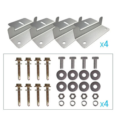 Renogy Solar Panel Mounting Z Bracket - set of 4