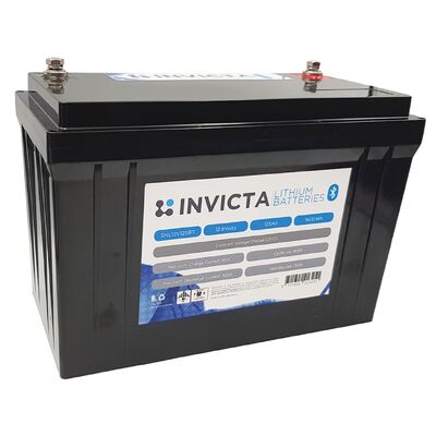 Invicta Lithium 12V 125AH Lithium Iron Battery with Bluetooth