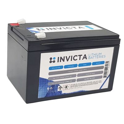Invicta Lithium 12V 12AH Lithium rIon Battery with 4 series functionality