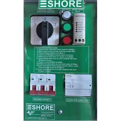 ESHORE Commercial 3P 32A with Reverse Switch (IP66 Rating)