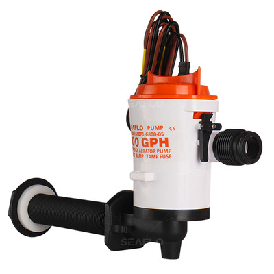 SeaFlo Baitwell Pump Horizontal 12V 800 GPH