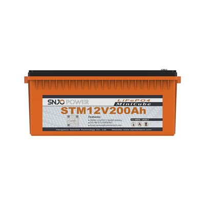 SNJO Power Lithium Minicube LiFePO4 Batteries 12.8V, 200Ah with Bluetooth