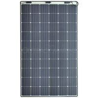 eArche 310W 24V 60 Cell Monocrystalline Flexible Solar Panel Module Black Frameless