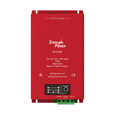 Sterling Power 12V or 24V input to 48V 750W Output DC-DC Charger