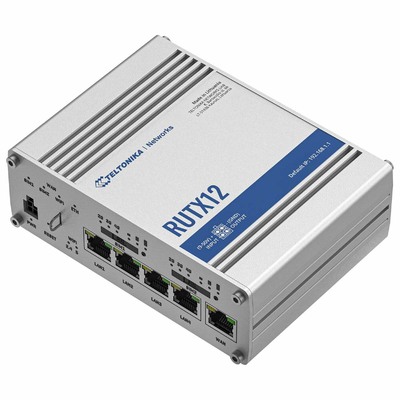 Teltonika RUTX12 - 3G/4G CAT6 Dual Module Router with WiFi / GPS / Bluetooth
