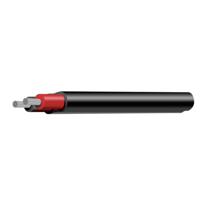 Tycab Twin Core Auto Battery Tinned Copper Cable 8mm² (8 AWG|B&amp;S) Red/Black - Per Metre