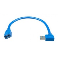 Victron USB extension cable 0,3m one side right angle