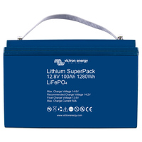 Victron Lithium SuperPack Battery 12,8V/100Ah 1280Wh LiFePO4 (M8) High Current