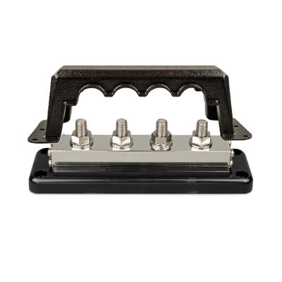 Victron Stainless Steel Busbar 600A 4 High Current / 8 Low Current Terminals with Cover