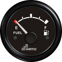 Wema Fuel Gauge with Black Bezel 0-190 Ohm