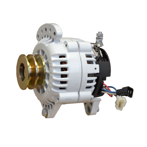 Balmar Alternator, 60 Series, 120a, 12v, SaddleMT, 3.15 inch, DualPul, IsoGrd