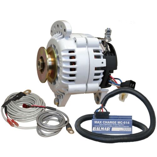 Balmar KIT, 60 Series 100a SaddleMT Alternator, MC Regulator, TSensors, SingPul