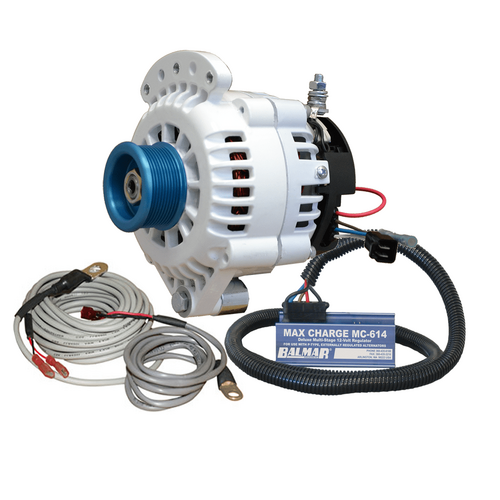 Balmar KIT, 621 Series 100a SingleFT Alternator, MC Regulator, TSensors, DualPul