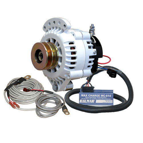 Balmar KIT, 621Series 120a SingleFT Alternator, MC Regulator, TSensors, DualPul