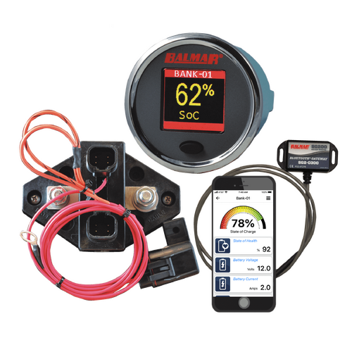 Balmar Battery Monitor Kit, 12V-48V, wGateway