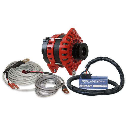 Balmar KIT, XT 250A DualFT Alternator, MC Regulator, TSensors, DualPul
