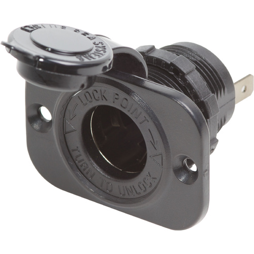 Blue Sea 12VDC Cigarette Style Accessory Dash Socket