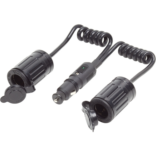 Blue Sea 12VDC Plug w/Dual Extension Socket