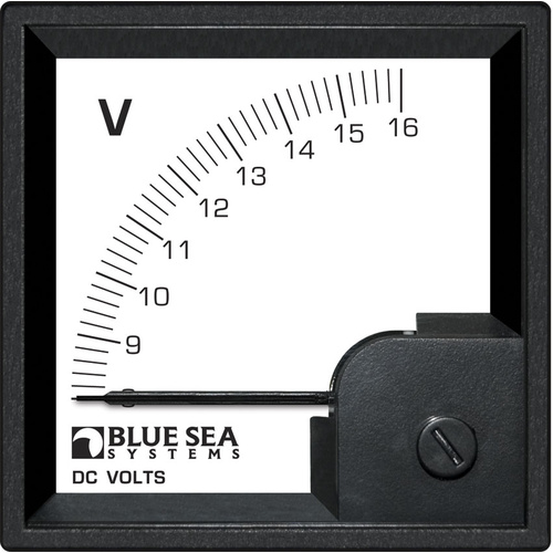 Blue Sea DIN Volt Meter DC 8–16V - 