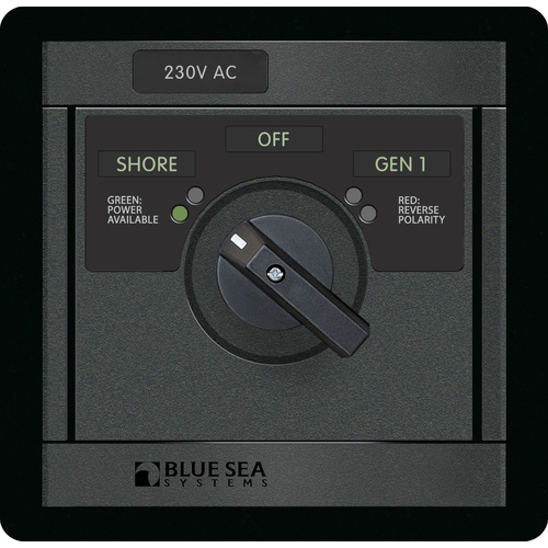 Blue Sea Panel 360 230VAC Rotary30A OFF+2