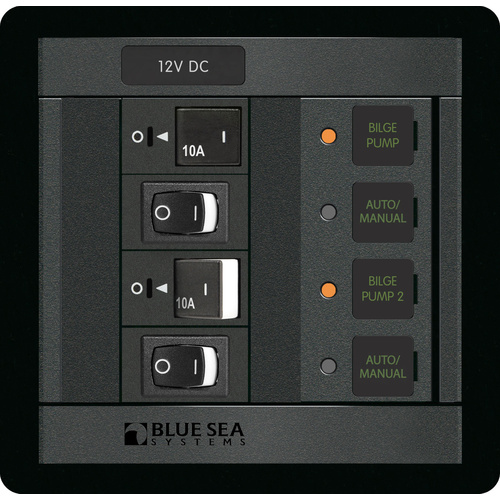 Blue Sea Panel 360 Dual Bilge Pump Control