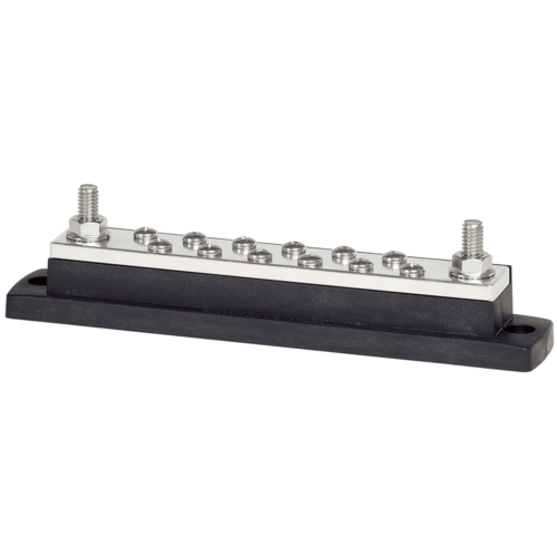 Blue Sea MaxiBus 250A BusBar - 2x 5/16"-18 Studs and 12x #10-24 Screws