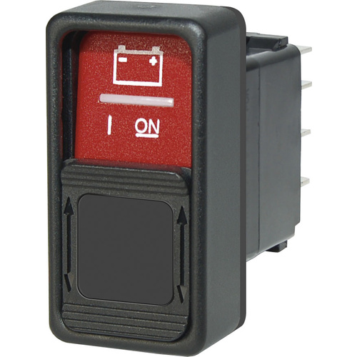 Blue Sea Switch Contura SPDT ON / ON Red, Guard